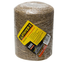 STAYER 500 м, d 1.4 мм, 1250 текс, 13.5 кгс, льнопеньковый шпагат (50110-500)