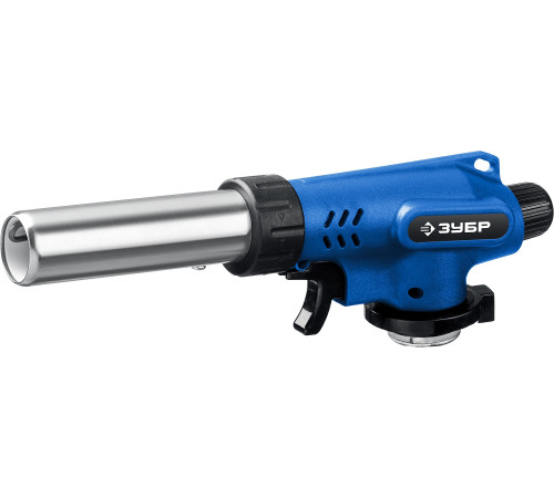ЗУБР ГП-500, 1300°C, увеличенный выход пламени, газовая горелка с пьезоподжигом на баллон с цанговым соединением, Профессионал (55552) купить  в Сочи