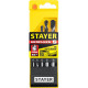 STAYER Hercules, 5 шт: d 4-5-6-8-10 мм, набор сверл по бетону, Professional (2915-H5) купить в Сочи