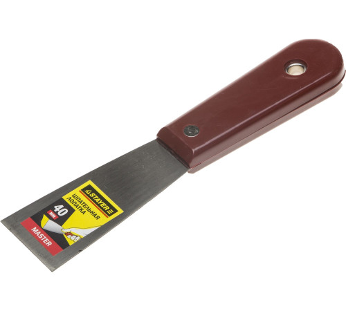 STAYER MAXFlat, 40 мм, пластиковая ручка, стальной, шпатель (1003-040) купить  в Сочи
