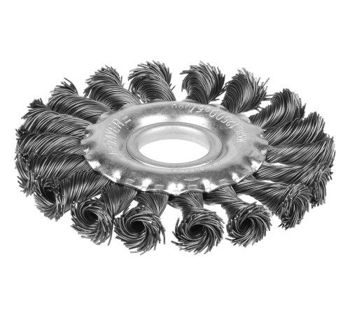 STAYER 100 мм, жгутированная стальная проволока 0.5 мм, щетка дисковая для УШМ, Professional (35120-100) купить  в Сочи