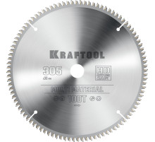 KRAFTOOL Multi Material, 305 х 30 мм, 100Т, пильный диск по алюминию (36953-305-30)