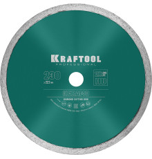 KRAFTOOL KERAMO, 230 мм, (22.2 мм, 10 х 2.2 мм), сплошной алмазный диск (36684-230)