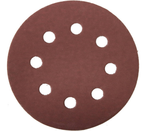 Круг шлифовальный ЗУБР ″Мастер″ универсальный, из абразивной бумаги на велкро основе, 8 отверстий, Р600, 125мм, 5шт купить  в Сочи