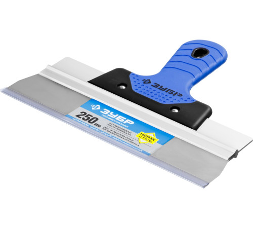 ЗУБР 250 мм, усиленная алюминиевая направляющая, двухкомпонентная ручка, нержавеющий, фасадный шпатель, Профессионал (10049-25) купить  в Сочи
