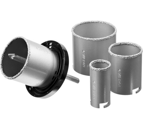 STAYER 6 шт, 33, 53, 67, 73 мм, карбид вольфрама, набор кольцевых коронок, Professional (33345-H6) купить  в Сочи