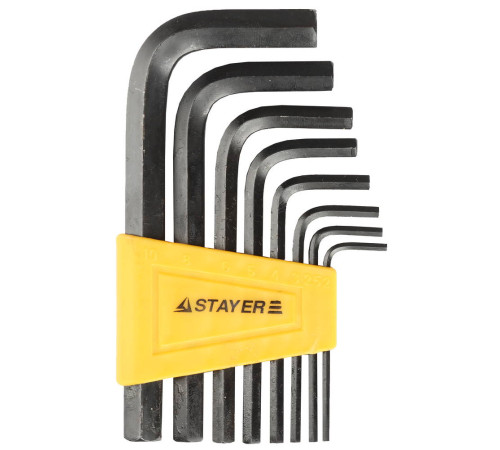 STAYER STANDARD, 8 шт, набор имбусовых ключей (27405-H8) купить  в Сочи