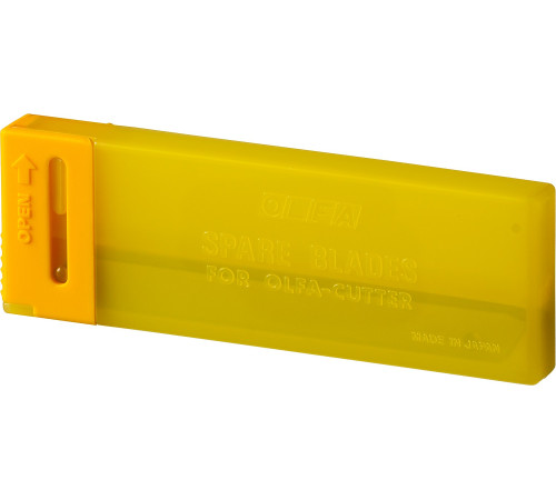 OLFA 9 мм, 10 шт, в пластиковом кейсе + блистер, сегментированные лезвия (OL-AB-10B) купить  в Сочи
