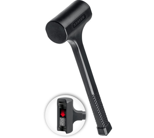 STAYER 40 мм, 1350 г, цельнолитой безынерционный слесарный молоток, Professional (2042-1350) купить  в Сочи