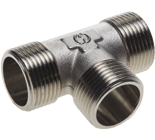 GENERAL FITTINGS наружная резьба 1″, никель, тройник (51051-1) купить в Сочи GENERAL FITTINGS наружная резьба 1″, никель, тройник (51051-1) купить в Сочи