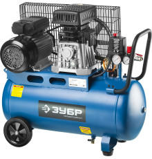 ЗУБР 360 л/мин, 50 л, 2200 Вт, ременной масляный компрессор, Профессионал (ЗКПМ-360-50-Р-2.2)