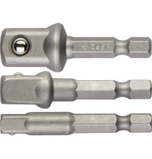 ЗУБР 3 шт, набор адаптеров для торцовых головок (26756-H3) ЗУБР 3 шт, набор адаптеров для торцовых головок (26756-H3)