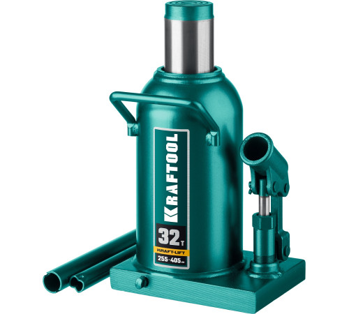 KRAFTOOL KRAFT-LIFT, 32 т, 255 - 405 мм, бутылочный гидравлический домкрат (43462-32) купить  в Сочи