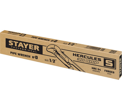 STAYER Hercules-S, №0, 1/2″, 240 мм, трубный ключ с изогнутыми губками, Professional (27311-0) купить в Сочи STAYER Hercules-S, №0, 1/2″, 240 мм, трубный ключ с изогнутыми губками, Professional (27311-0) купить в Сочи