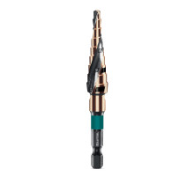 KRAFTOOL COBALT 4-12мм, 9 ступеней, азотирование, винтовая спираль, сверло ступенчатое(29691-4-12-9)