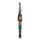 KRAFTOOL COBALT 4-12мм, 9 ступеней, азотирование, винтовая спираль, сверло ступенчатое(29691-4-12-9) купить в Сочи