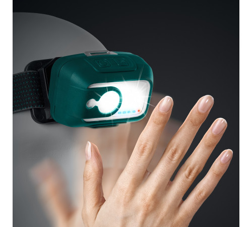 KRAFTOOL KH-5, 550 лм, 3 режима, аккумуляторный налобный фонарь, 1800мАч (56454) купить  в Сочи