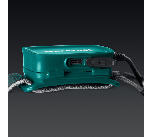 KRAFTOOL KH-10, Hybrid power, 500 лм, 5 режимов, аккумуляторный налобный фонарь, 1000мАч, 3ААА (56452) купить  в Сочи