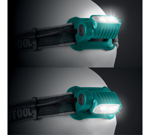 KRAFTOOL KH-10, Hybrid power, 500 лм, 5 режимов, аккумуляторный налобный фонарь, 1000мАч, 3ААА (56452) купить  в Сочи