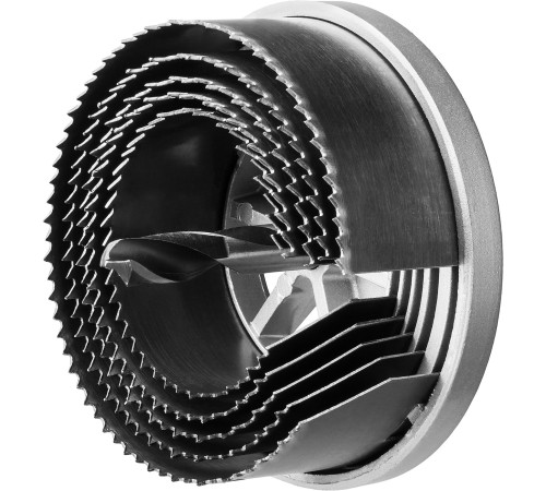 ЗУБР 5 шт, (60-73-80 х 42 мм), наборная кольцевая пила по дереву (29595-H5-32) купить  в Сочи