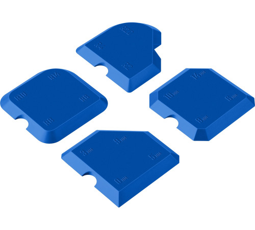 ЗУБР НШГ-16 набор специальных шпателей для формирования швов герметика (1015-H4) купить  в Сочи