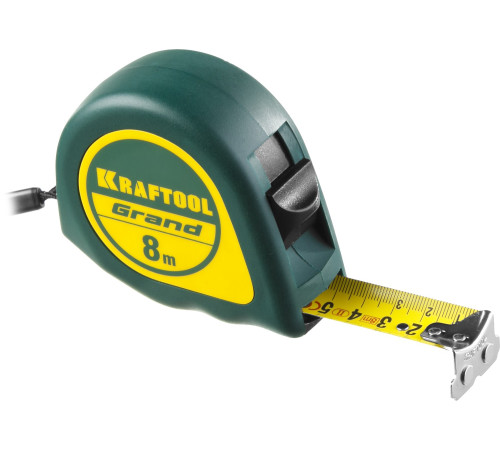 KRAFTOOL Grand, 8 м х 25 мм, рулетка (34022-08-25) купить в Сочи KRAFTOOL Grand, 8 м х 25 мм, рулетка (34022-08-25) купить в Сочи