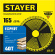STAYER Expert, 165 x 20/16 мм, 40T, точный рез, пильный диск по дереву (3682-165-20-40) купить в Сочи