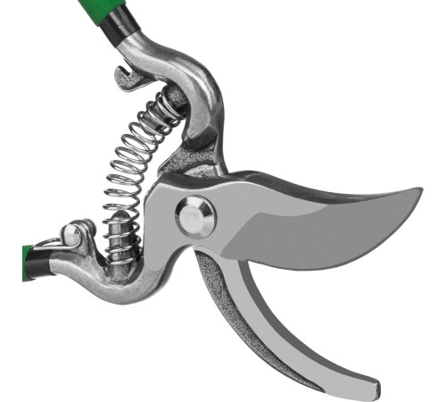 РОСТОК PC-19, 200 мм, углеродистая сталь, ст45, цельнокованый, с овальными рукоятками, плоскостной секатор (423006) купить  в Сочи