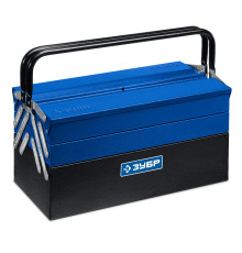 ЗУБР ЯРУС-5/19, 470 х 210 х 225 мм, (19″), Металлический раздвижной ящик для инструментов, Профессионал (38356-19)