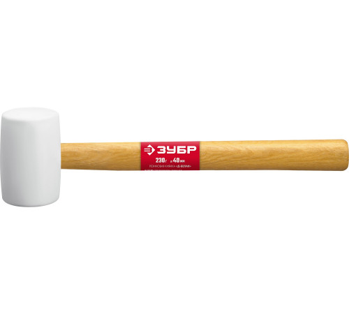 ЗУБР 230 г, белая, резиновая киянка (20511-230) купить  в Сочи