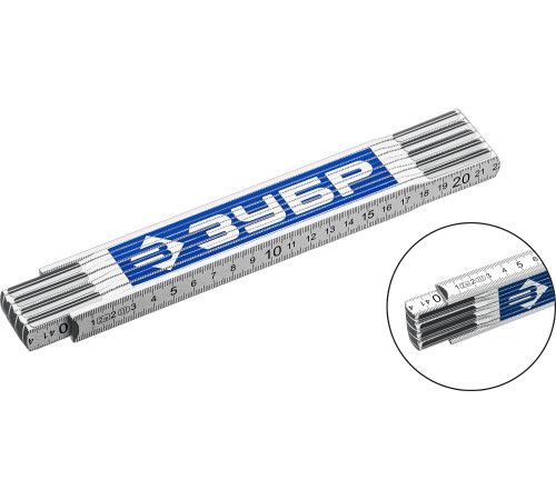 ЗУБР 2 м, усиленный складной метр, Профессионал (3424-2) купить  в Сочи