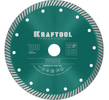 KRAFTOOL Turbo, 180 мм, (22.2 мм, 10 х 2.6 мм), сегментированный алмазный диск (36682-180)