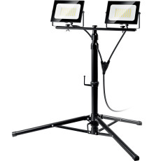 ЗУБР ПСК 50х2, 2 х 50 Вт, 6500 К, IP 65, 1.6 м, светодиодные прожекторы на штативе, Профессионал (57145-2-50)