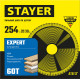 STAYER Expert, 254 x 32/30 мм, 60Т, точный рез, пильный диск по дереву (3682-254-32-60) купить в Сочи