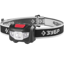 ЗУБР МХ-250, 3 AAA, 80 Лм, 4 режима, налобный светодиодный фонарь (56436)
