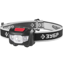 ЗУБР МХ-250, 3 AAA, 80 Лм, 4 режима, налобный светодиодный фонарь (56436)