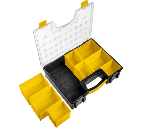 STAYER ROCKET-8, 420 х 330 х 110 мм, (16.5″), пластиковый органайзер с 8 съемными лотками (38033-16) купить  в Сочи