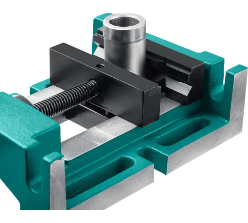 KRAFTOOL 100 мм, трехсторонние, станочные сверлильные тиски (32716-100) купить  в Сочи