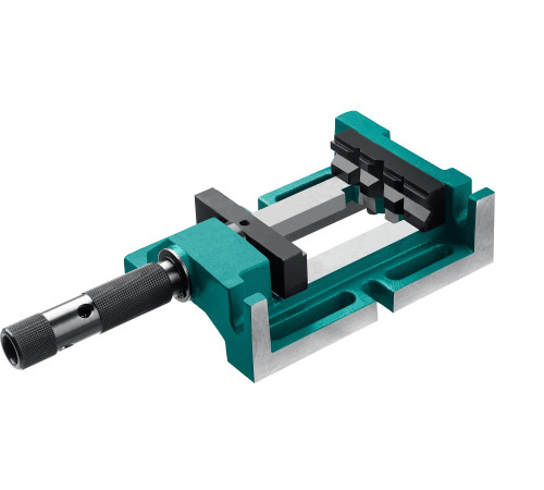 KRAFTOOL 100 мм, трехсторонние, станочные сверлильные тиски (32716-100) купить  в Сочи