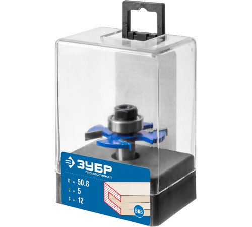 ЗУБР 50.8 x 5 мм, хвостовик 12 мм, фреза горизонтально-пазовая, Профессионал (28757-50.8-5-12) купить  в Сочи