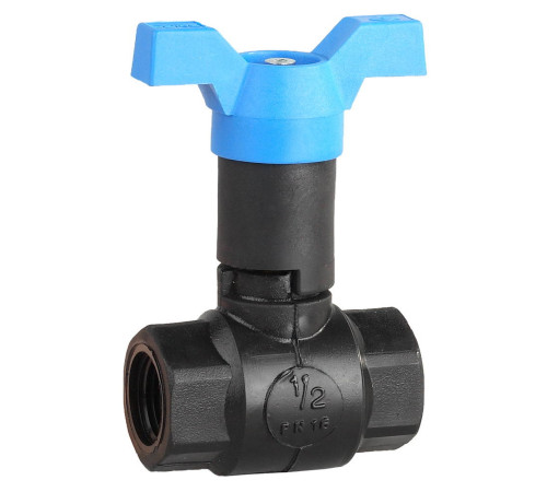 ЗУБР d 1/2″, ″мама-мама″, морозоустойчивый шаровой кран (4-51530-PA-1/2) купить  в Сочи