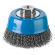 ЗУБР 100 мм, витая, стальная проволока 0.3 мм, чашечная щетка-крацовка для УШМ, Профессионал (35261-100) купить  в Сочи