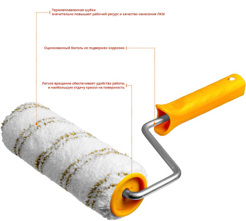 STAYER MICROTEX, 48 х 180 мм, бюгель 8 мм, ворс 9 мм, для агрессивных сред, малярный валик, Professional (0341-18) купить  в Сочи