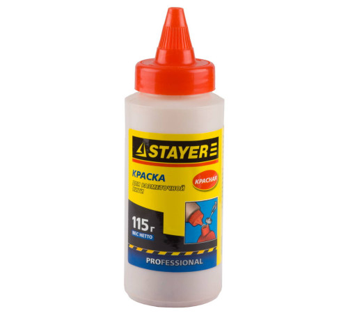 STAYER 115 г, красная, краска для разметочной нити (2-06401-2) купить в Сочи STAYER 115 г, красная, краска для разметочной нити (2-06401-2) купить в Сочи