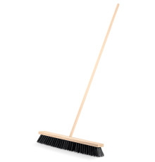 GRINDA EURO буковая колодка 60см, шлифованный черенок из берёзы 120см (d22мм) щетина 70мм, 5-рядная, уличная щётка с черенком (39251-600)