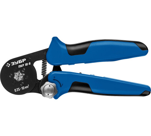 ЗУБР ПКР-10-6, 0.25 - 10 мм2, с шестигранным профилем, мультидиапазонные пресс-клещи, Профессионал (22678) купить  в Сочи