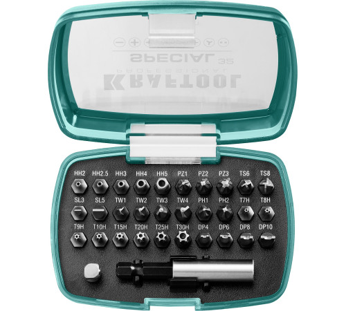 KRAFTOOL Special-32, с адаптером 32 шт, набор специальных бит (2610-H32) купить  в Сочи KRAFTOOL Special-32, с адаптером 32 шт, набор специальных бит (2610-H32) купить  в Сочи