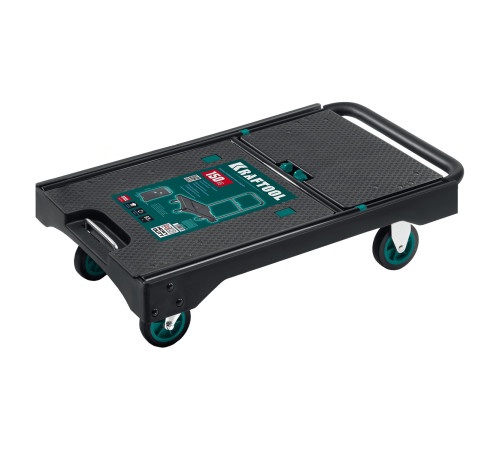 KRAFTOOL до 150 кг, платформа 68.0 х 49.5 см, складная рукоятка, складные колеса d 10 см, вес - 9.3 кг, платформенная тележка (38780-150) купить  в Сочи