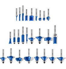 ЗУБР 26 шт, набор профильных фрез по дереву, Профессионал (28796-H26)