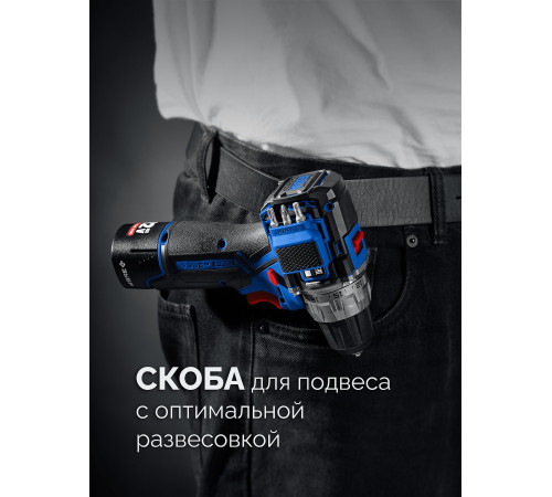 ЗУБР КОМБИ #3, 12 В, 45 Н·м, 2 АКБ тип Т7 (2 А·ч), модульная дрель-шуруповерт, BRUSHLESS, кейс, Профессионал (DB-125-22) купить  в Сочи